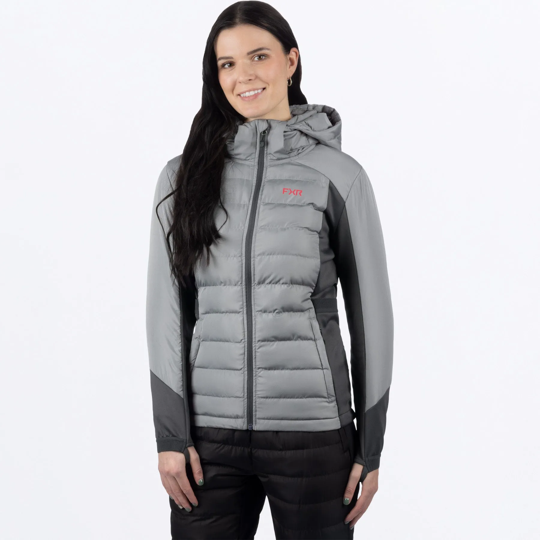 FXR Womens Phoenix Quilted Insulated Hoodie