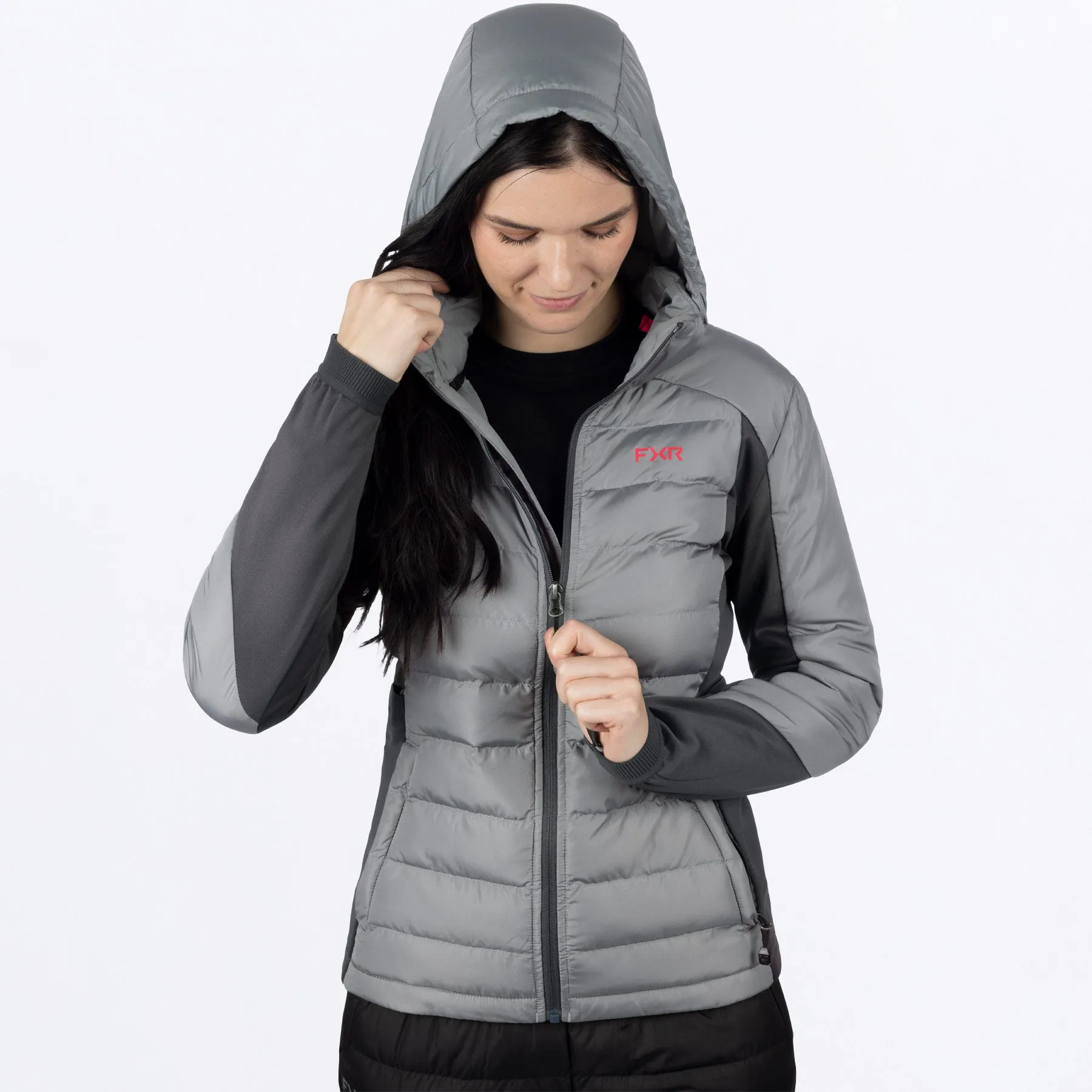 FXR Womens Phoenix Quilted Insulated Hoodie