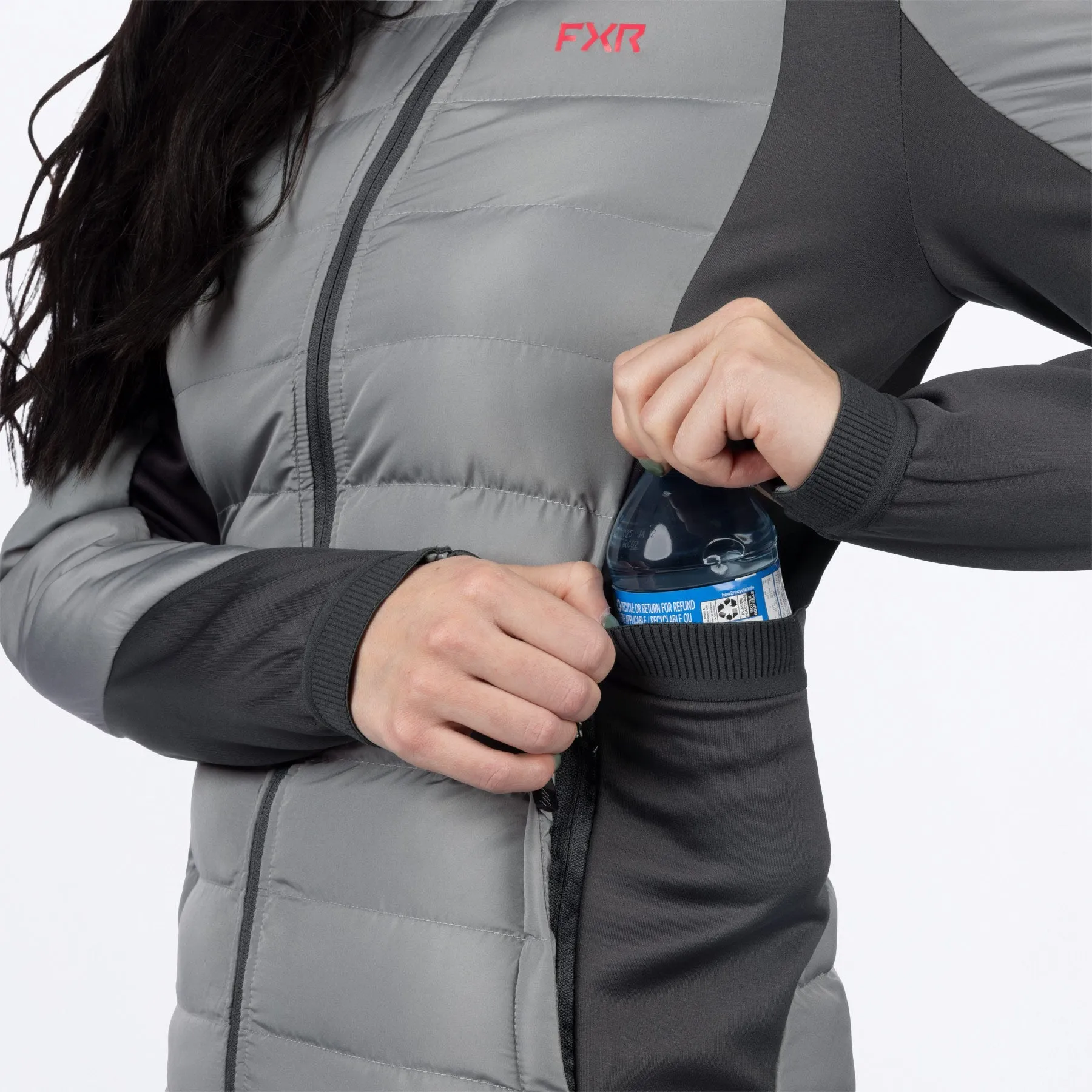 FXR Womens Phoenix Quilted Insulated Hoodie