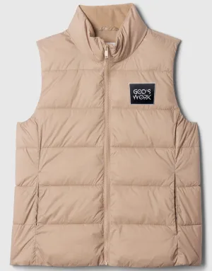 GOD'S WORK Women Puffer Vest (Limited Edition)