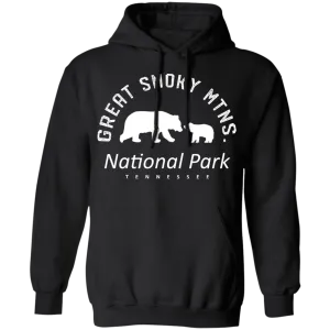 Great Smoky Mtns (White) - Pullover Hoodie
