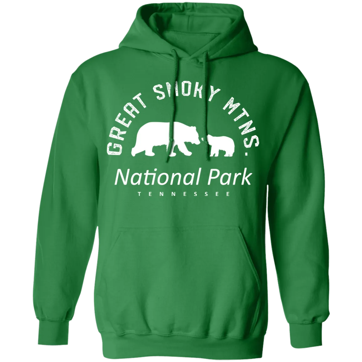 Great Smoky Mtns (White) - Pullover Hoodie
