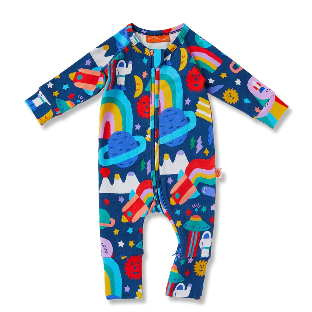 HALCYON NIGHTS ROCKET RIDE LONG SLEEVE BODYSUIT