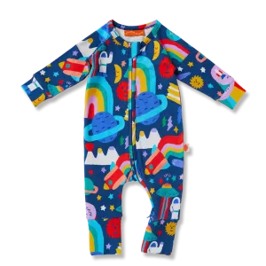 HALCYON NIGHTS ROCKET RIDE LONG SLEEVE BODYSUIT