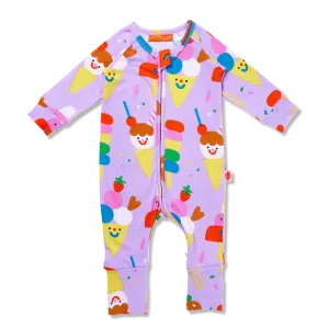 HALCYON NIGHTS SUNDAE FUNDAY LONG SLEEVE ROMPER