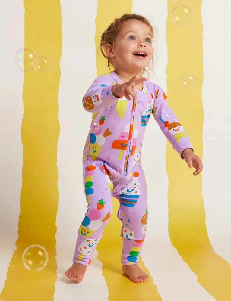 HALCYON NIGHTS SUNDAE FUNDAY LONG SLEEVE ROMPER