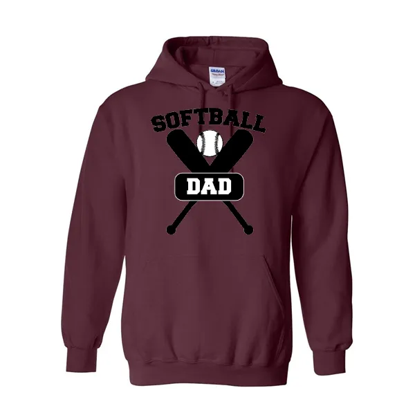 Hoodies Softball Dad