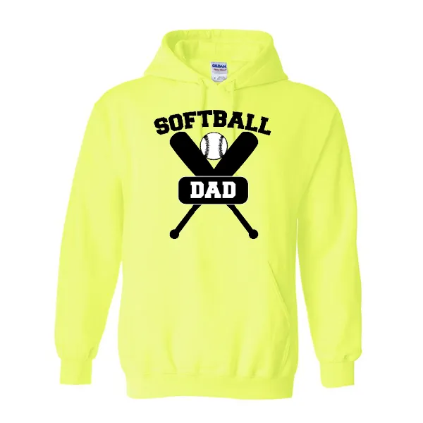 Hoodies Softball Dad