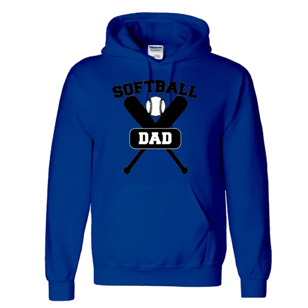 Hoodies Softball Dad