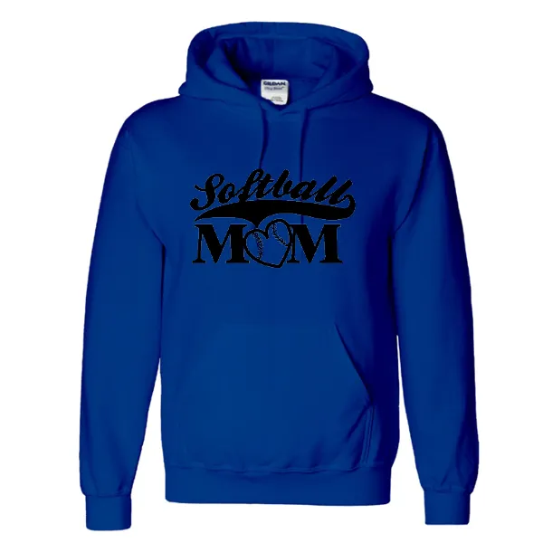 Hoodies Softball Mom