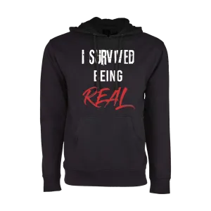 I Survived Being Real Classic Hoodie (Black)