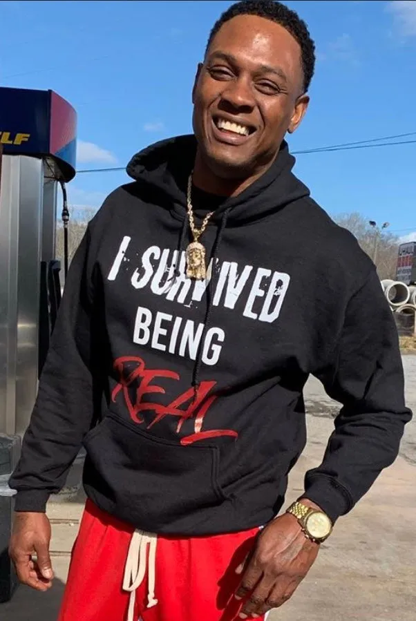 I Survived Being Real Classic Hoodie (Black)