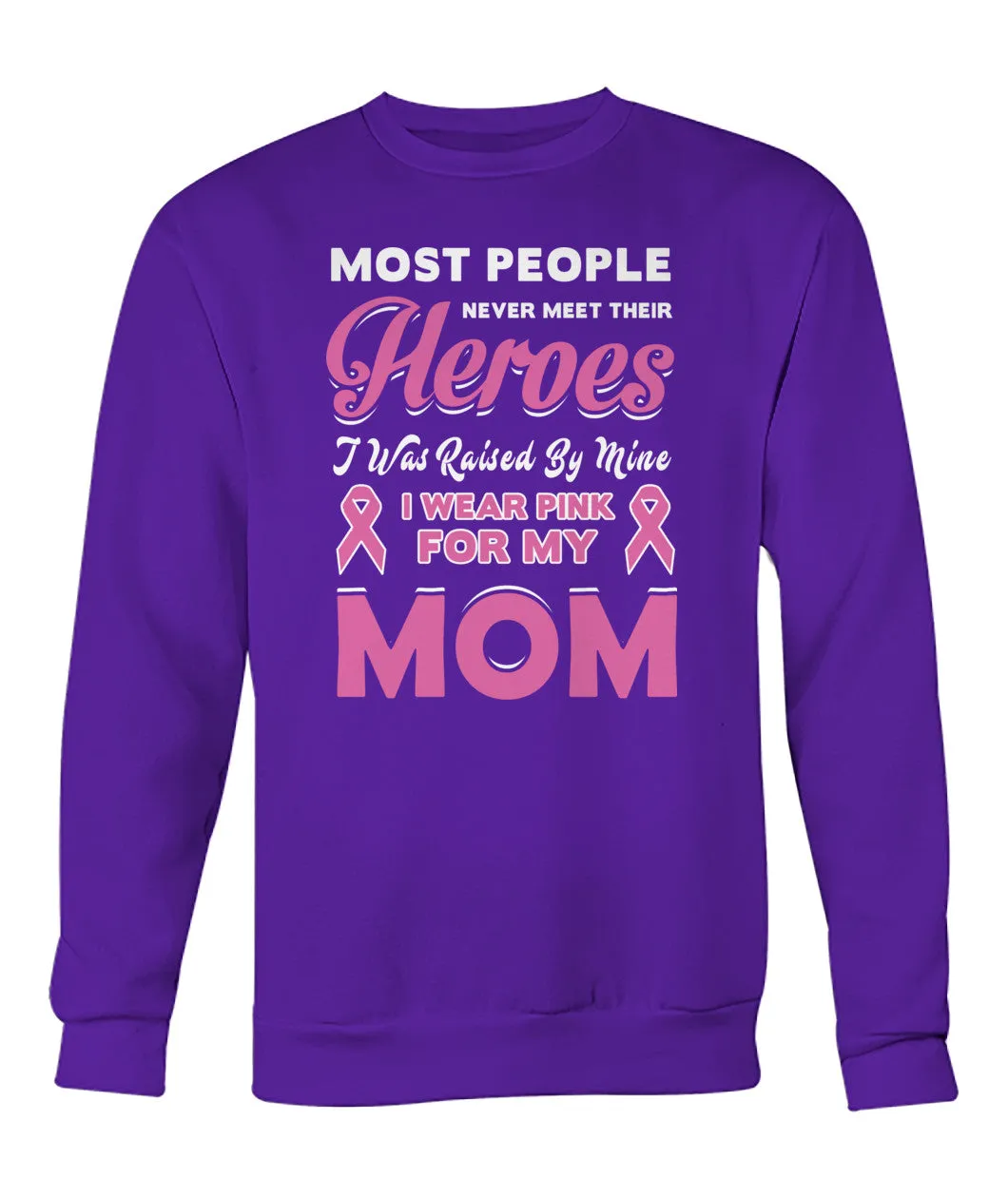 I Wear Pink For My Mom Hoodies and Sweatshirts