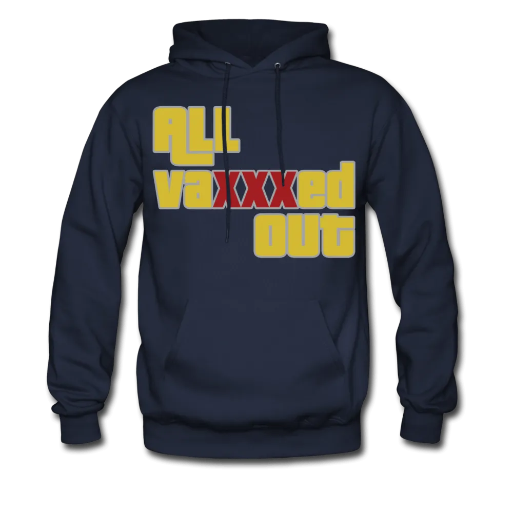 Kangaroo Pocket Hoodies "ALL VAXXXED OUT"
