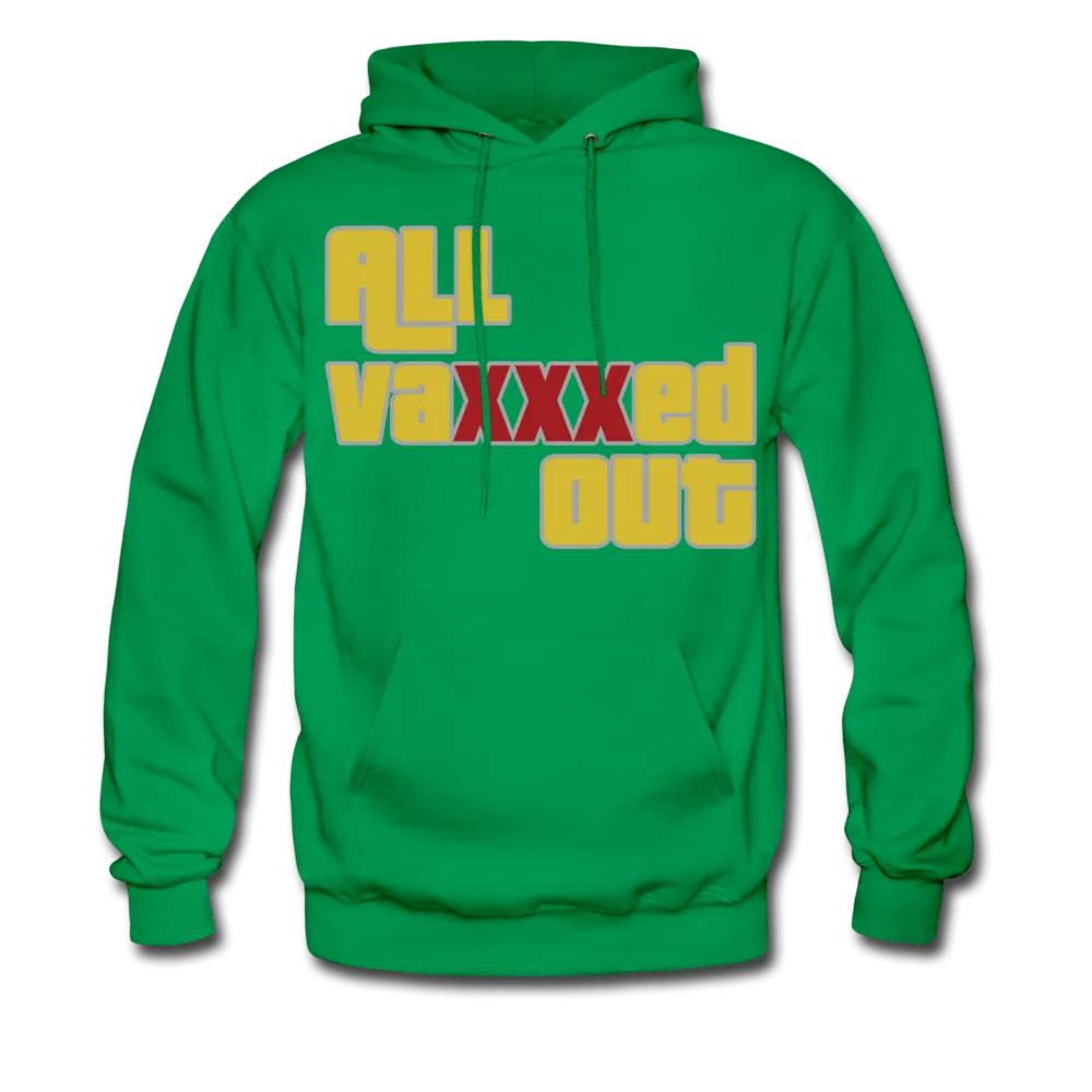 Kangaroo Pocket Hoodies "ALL VAXXXED OUT"
