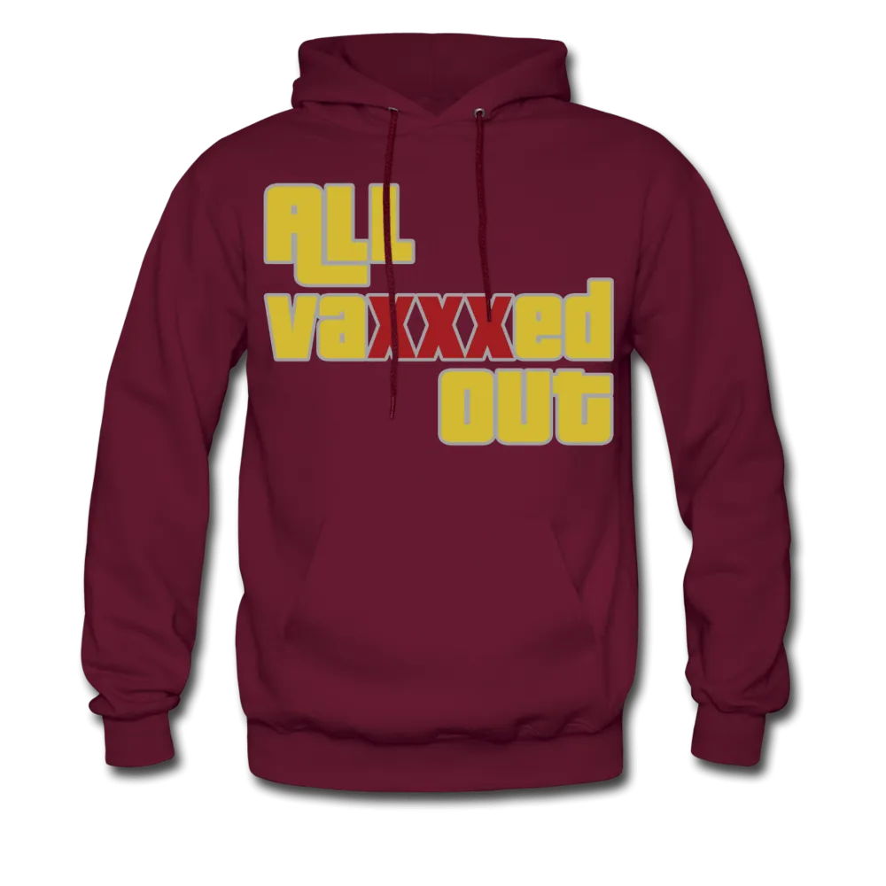 Kangaroo Pocket Hoodies "ALL VAXXXED OUT"