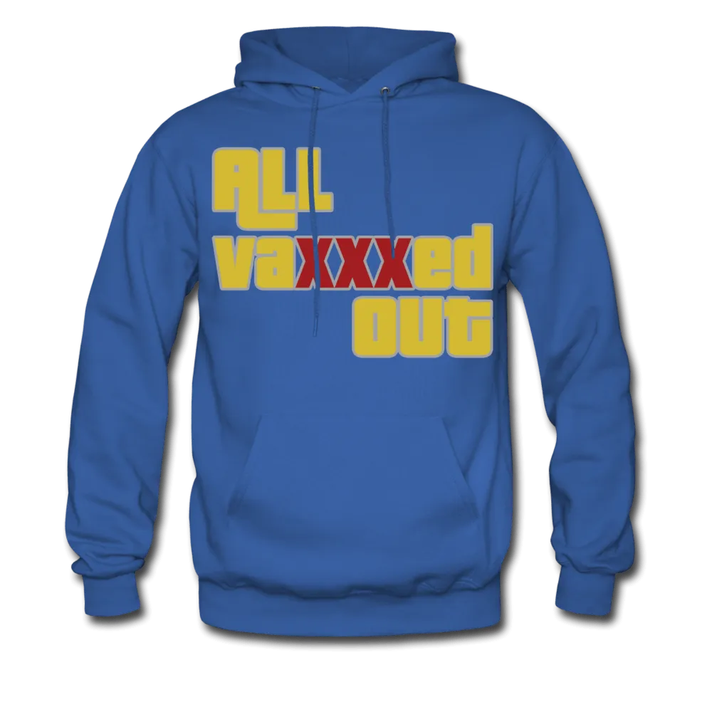 Kangaroo Pocket Hoodies "ALL VAXXXED OUT"