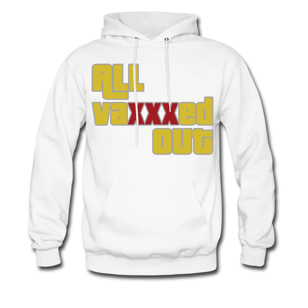 Kangaroo Pocket Hoodies "ALL VAXXXED OUT"
