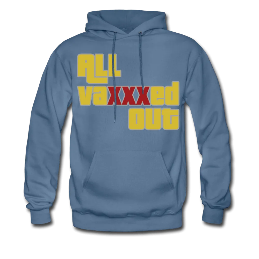 Kangaroo Pocket Hoodies "ALL VAXXXED OUT"