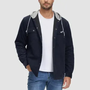 Kevin - Lässige Winter Wattierte Jacke mit Kapuze für Herren