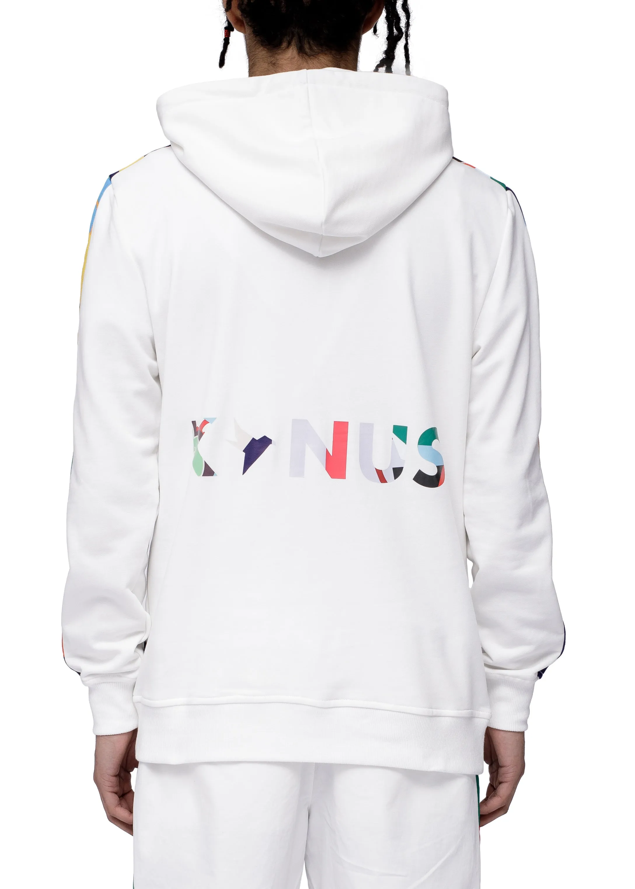 Konus Men's Pocket Hoodie in White