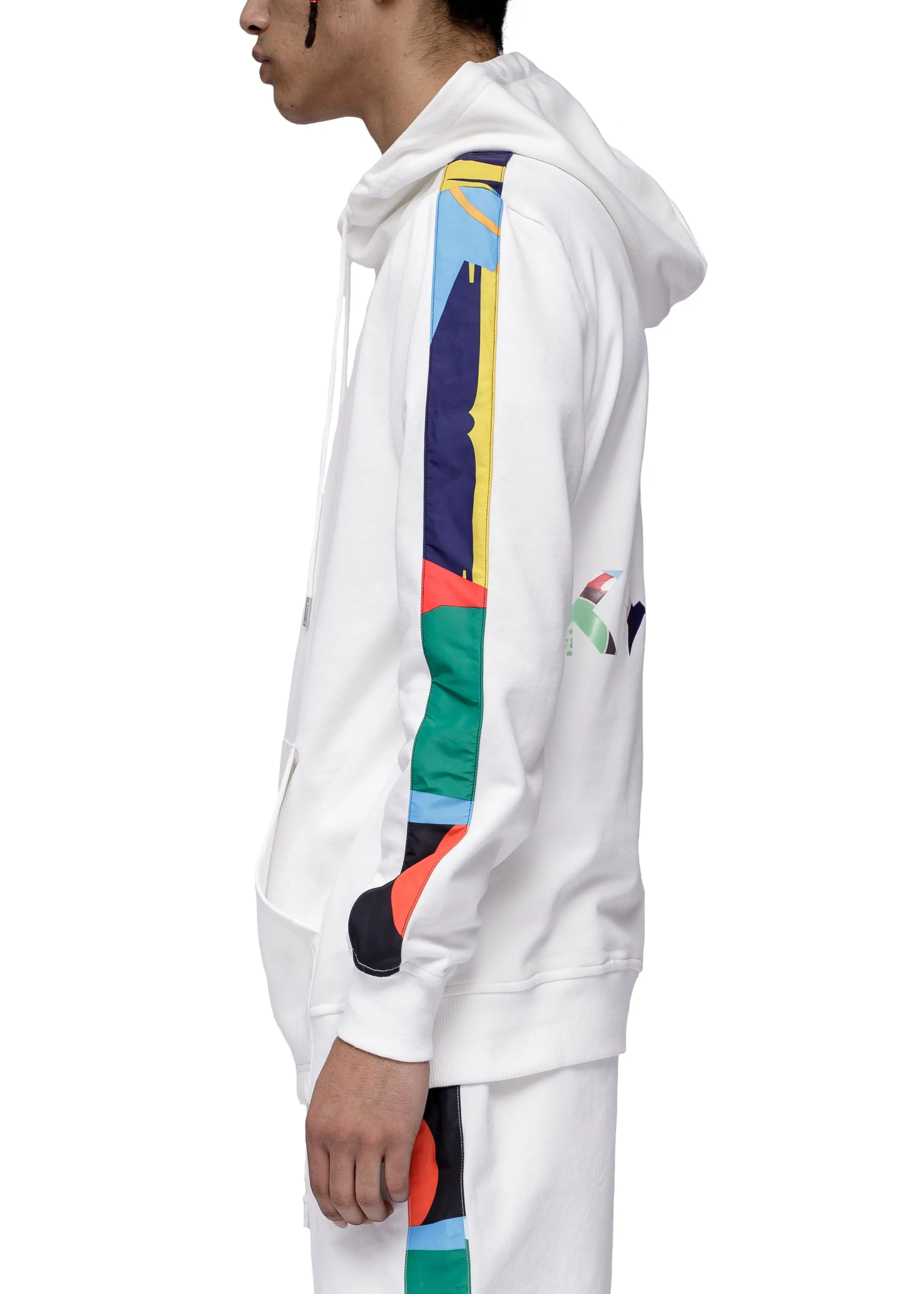 Konus Men's Pocket Hoodie in White