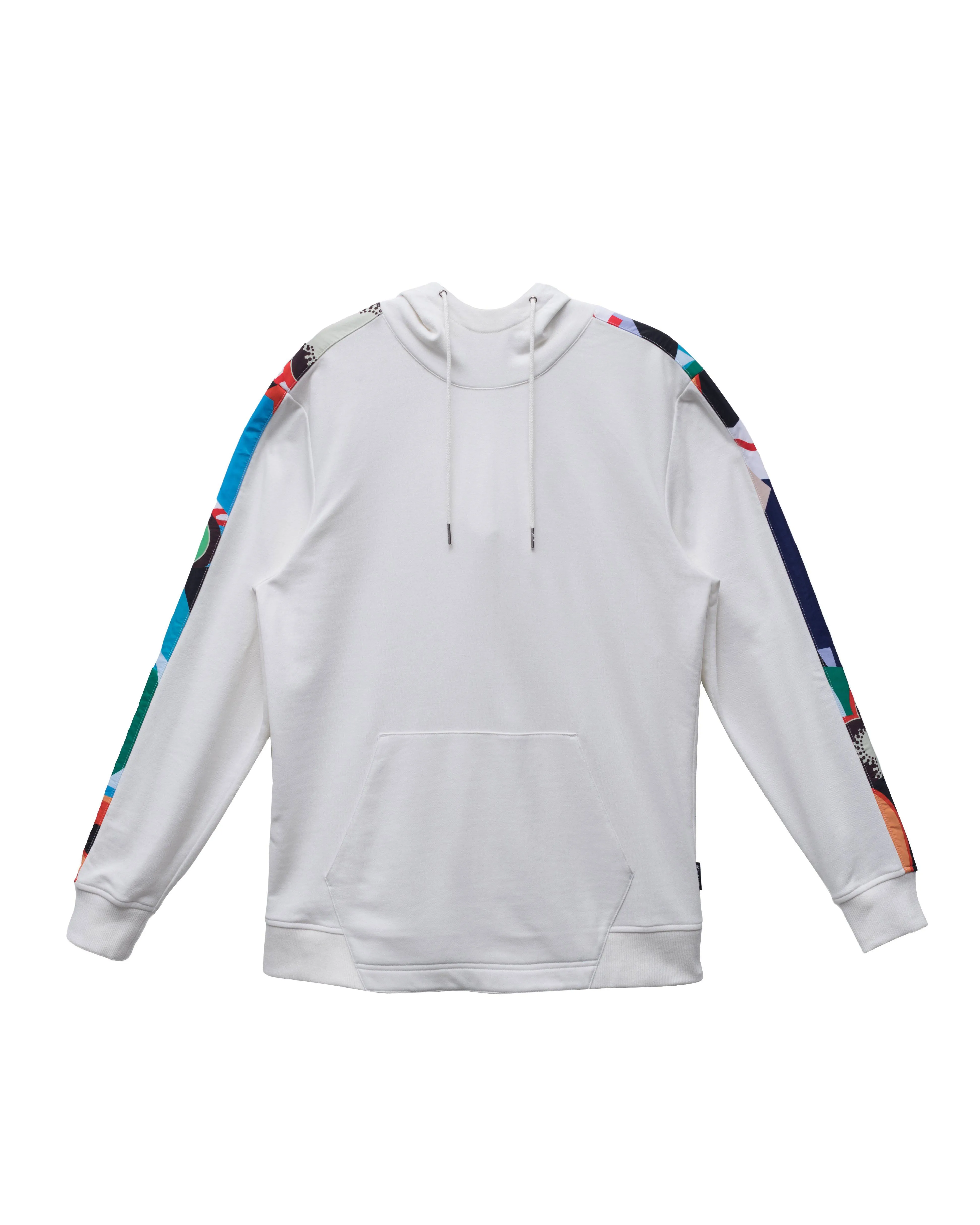 Konus Men's Pocket Hoodie in White