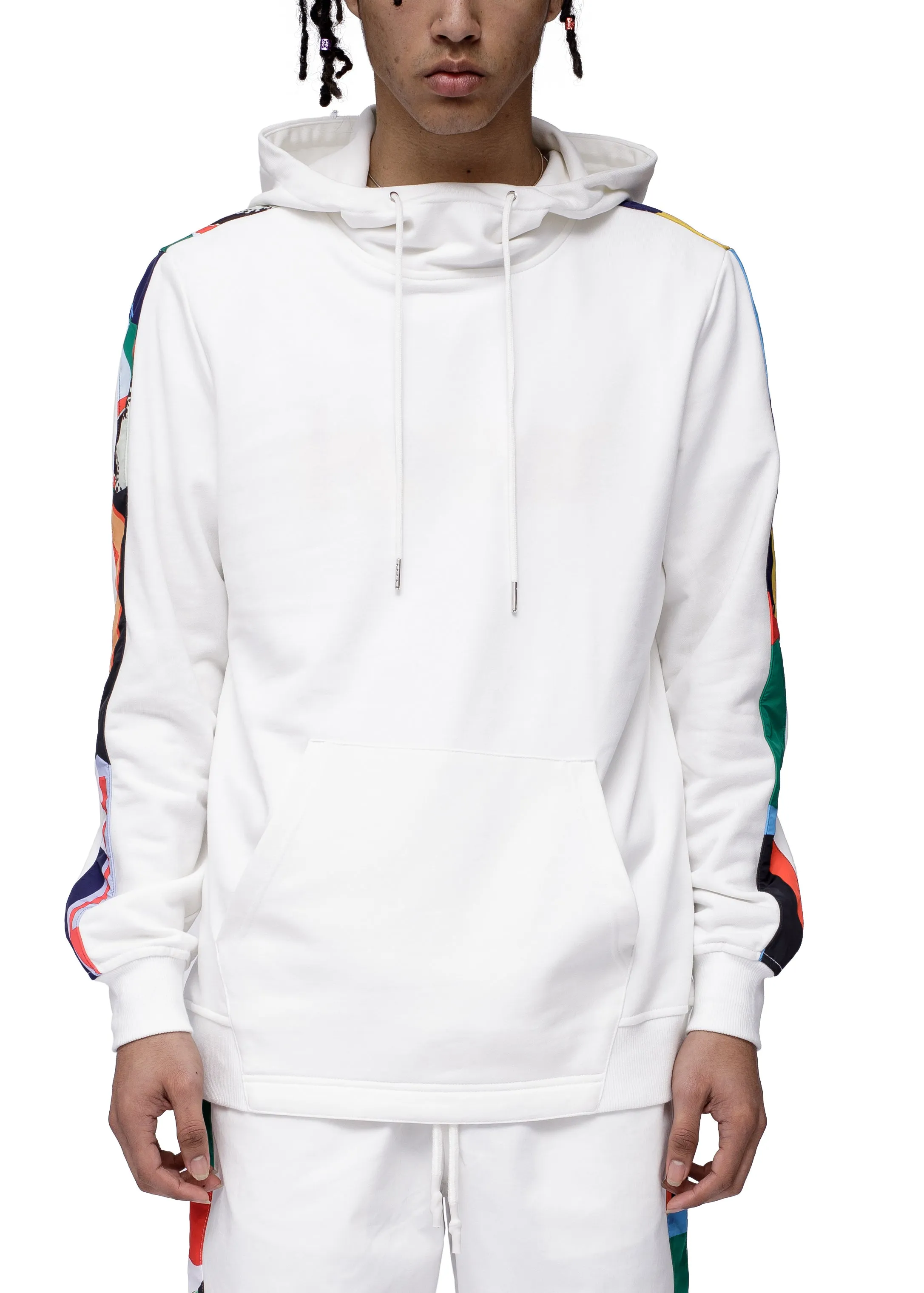 Konus Men's Pocket Hoodie in White