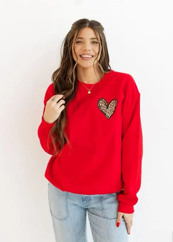 Leopard Heart Pocket