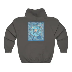 Limited Edition Cosmic Over Cosmetic Hooded Sweatshirt - Blue Dune