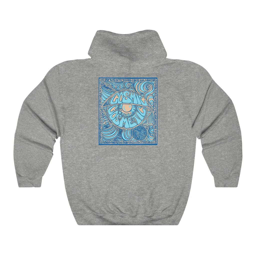 Limited Edition Cosmic Over Cosmetic Hooded Sweatshirt - Blue Dune