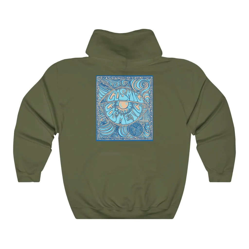 Limited Edition Cosmic Over Cosmetic Hooded Sweatshirt - Blue Dune