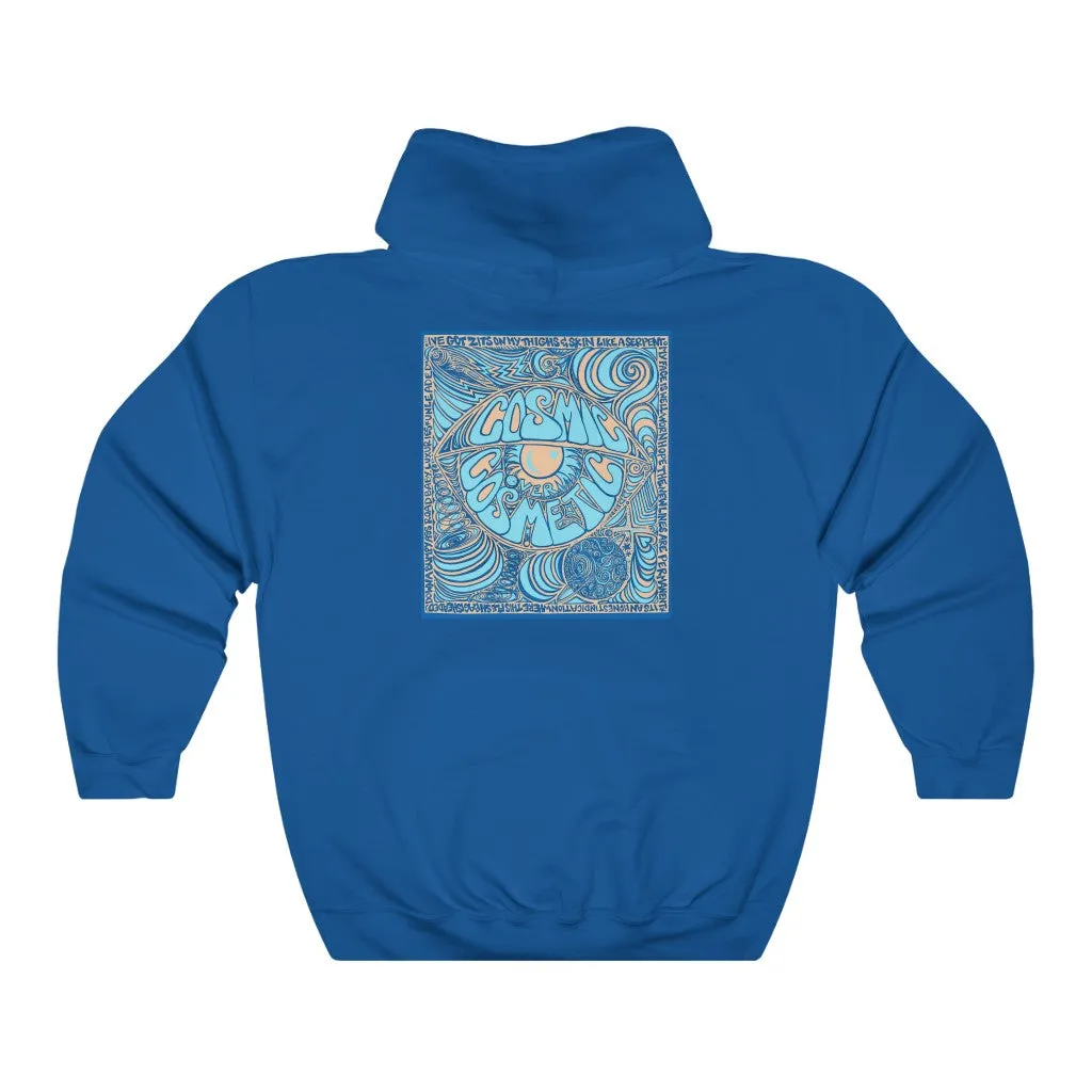 Limited Edition Cosmic Over Cosmetic Hooded Sweatshirt - Blue Dune