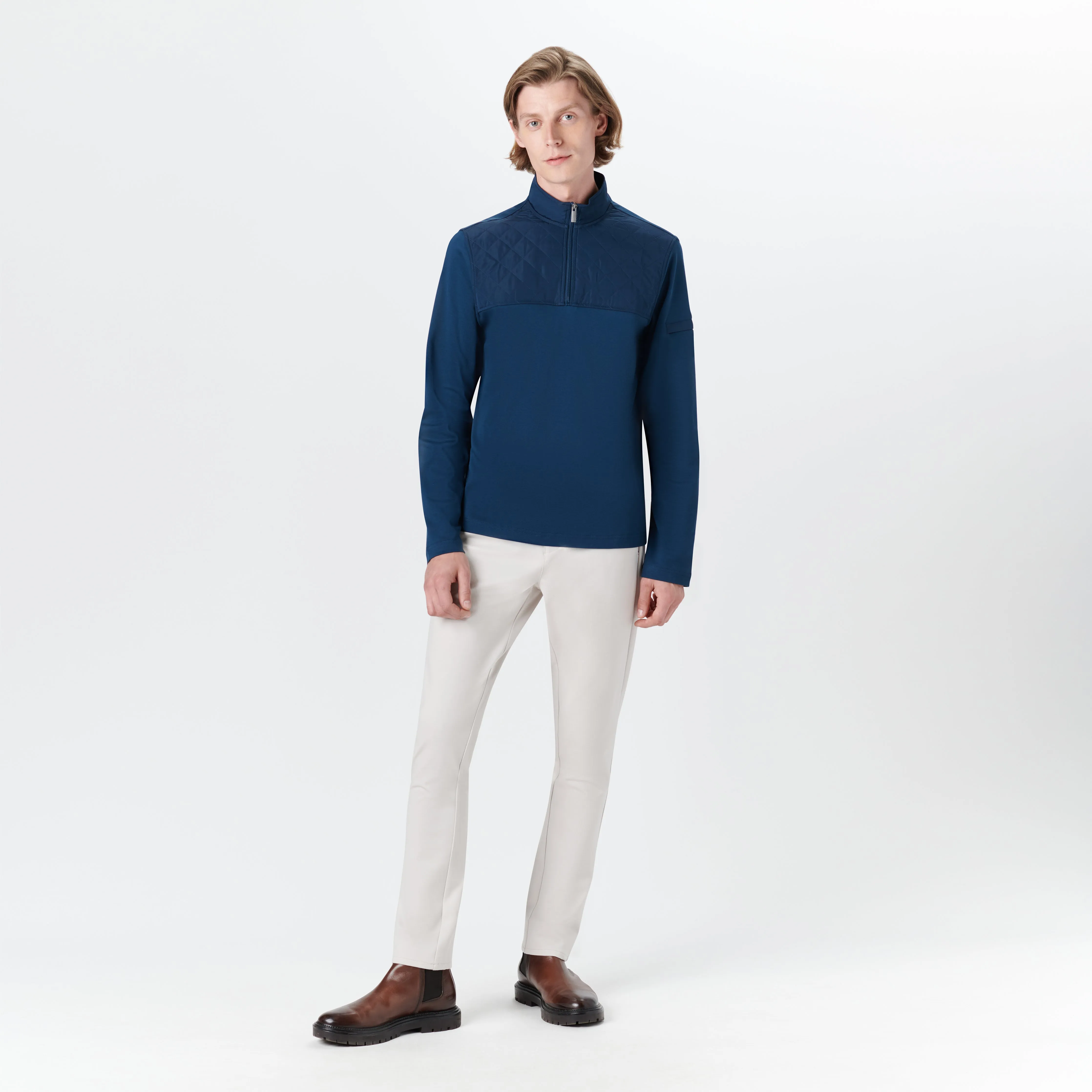 Long Sleeve Quarter Zip Pullover