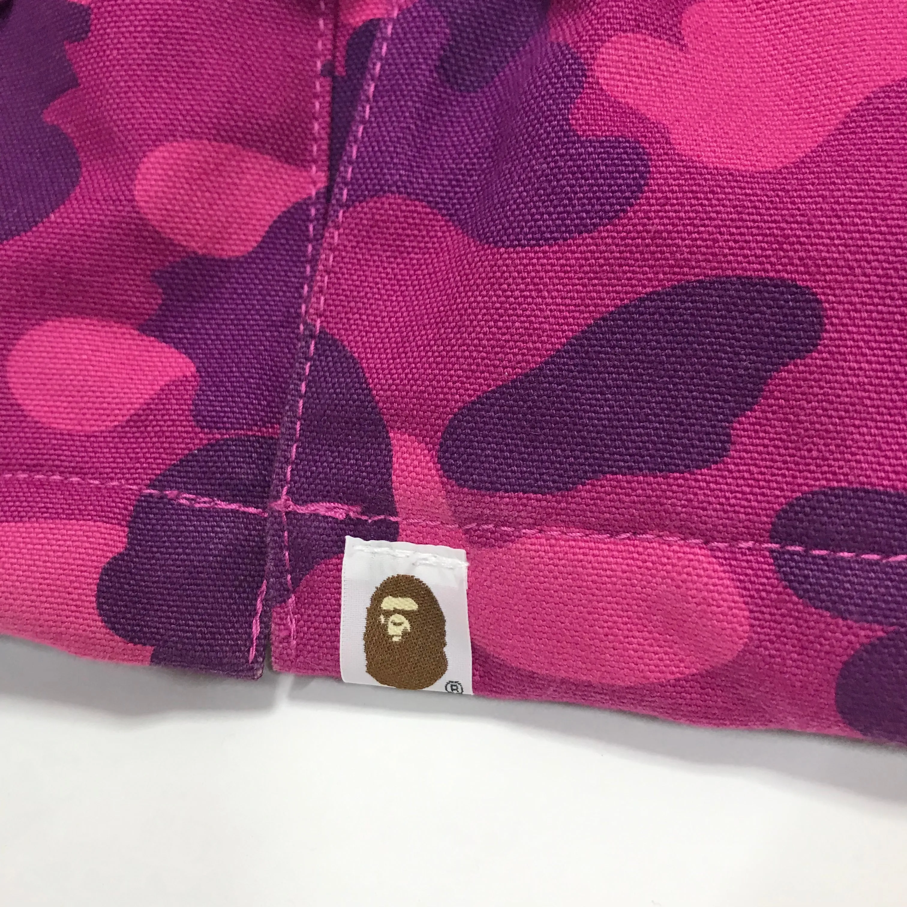 [M] A Bathing Ape Bape Carhartt N-3B Color Camo Jacket Purple