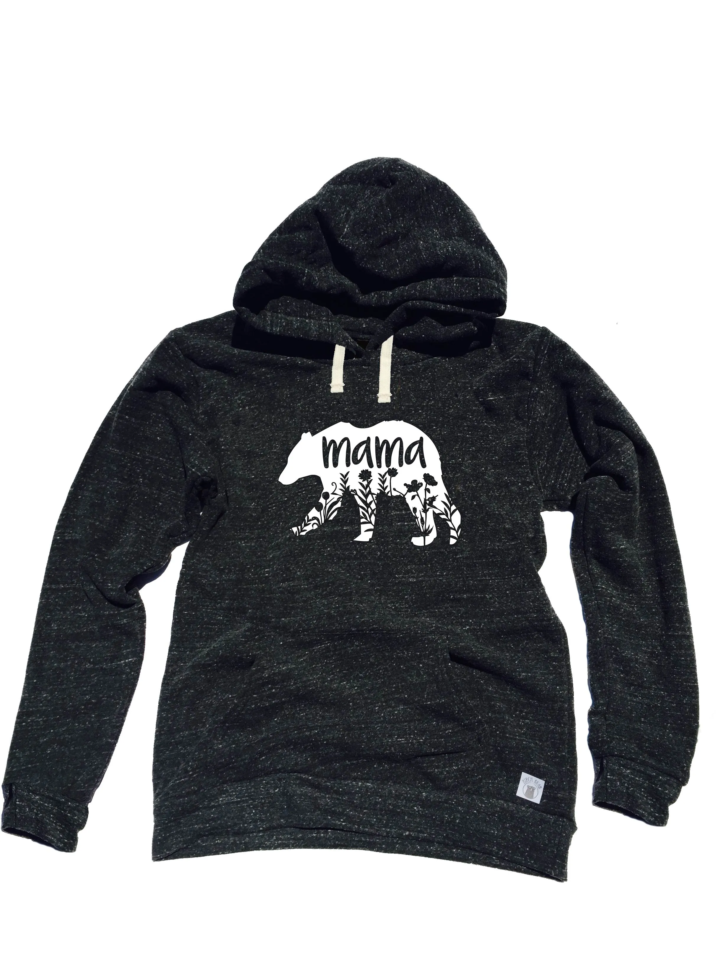 Mama Bear Floral Hoodie