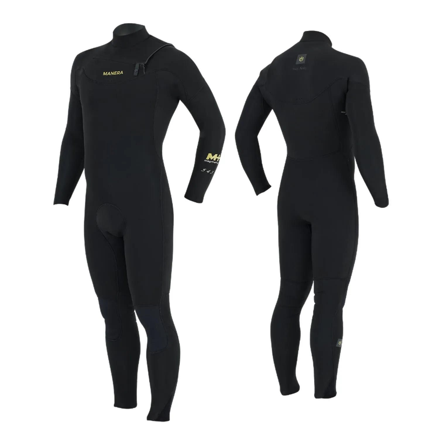 Manera Magma Men 5/4/3 Front Zip Black