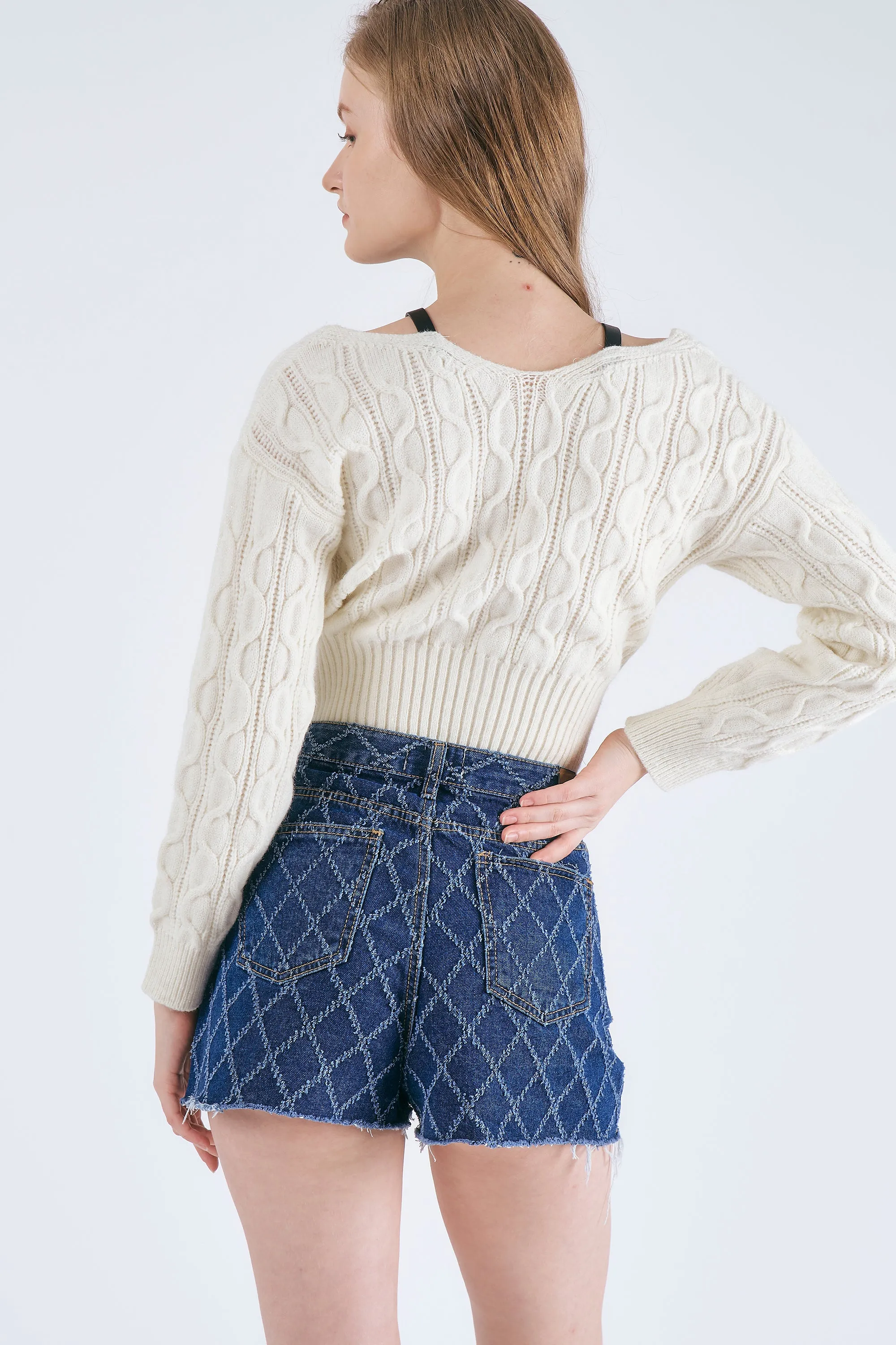 Maya Shoulder Strap Sweater