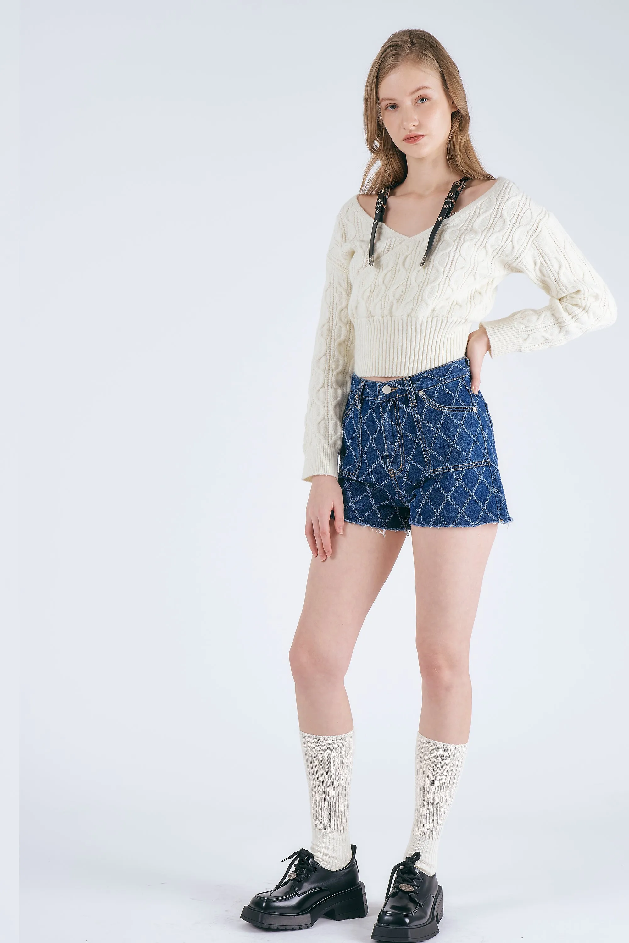 Maya Shoulder Strap Sweater