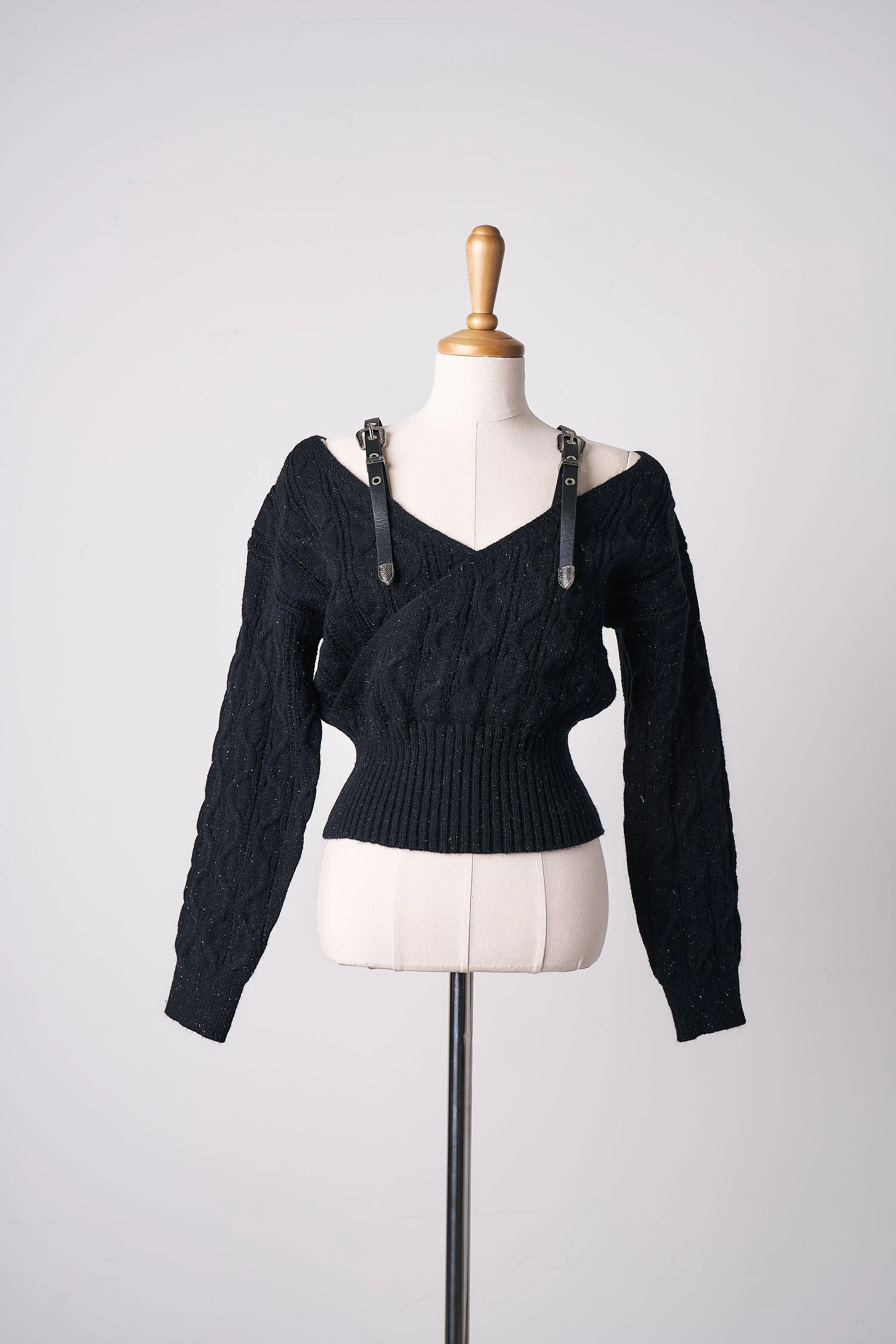 Maya Shoulder Strap Sweater
