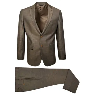 MDZ Modern Fit Suit - Dark Taupe