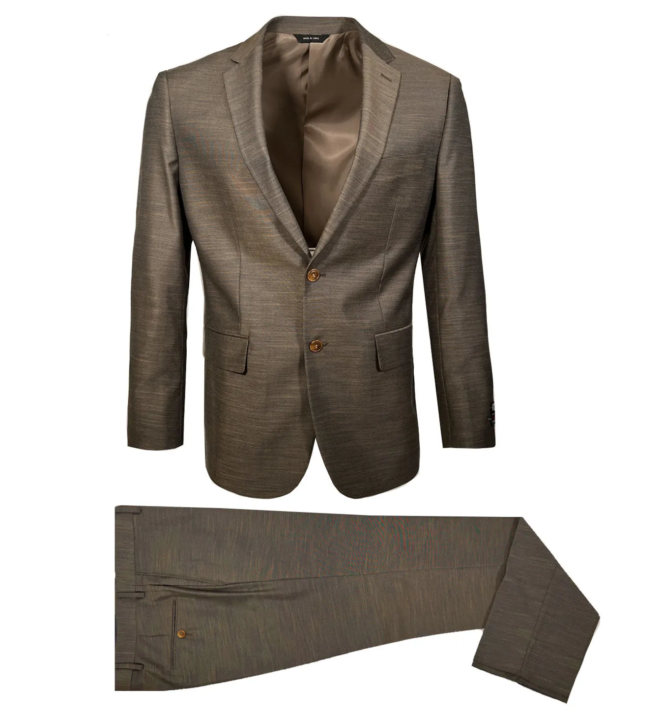 MDZ Modern Fit Suit - Dark Taupe