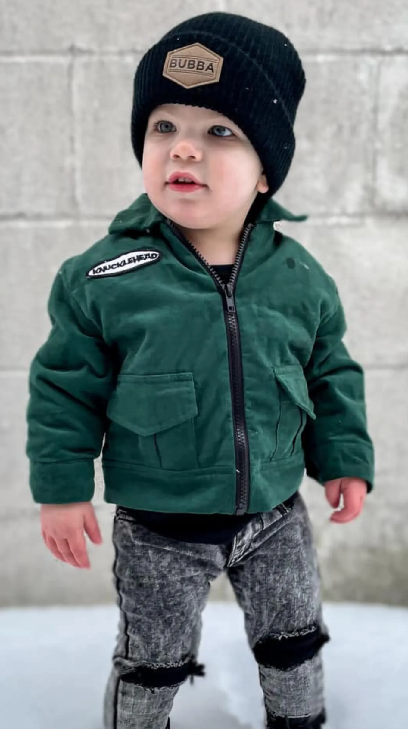 Mechanic Jacket with Knucklehead Patch