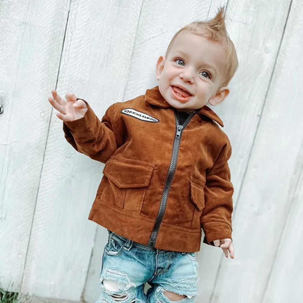 Mechanic Jacket with Knucklehead Patch