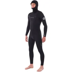 Men's Dawn Patrol Hooded 5/4 Chest Zip Steamer