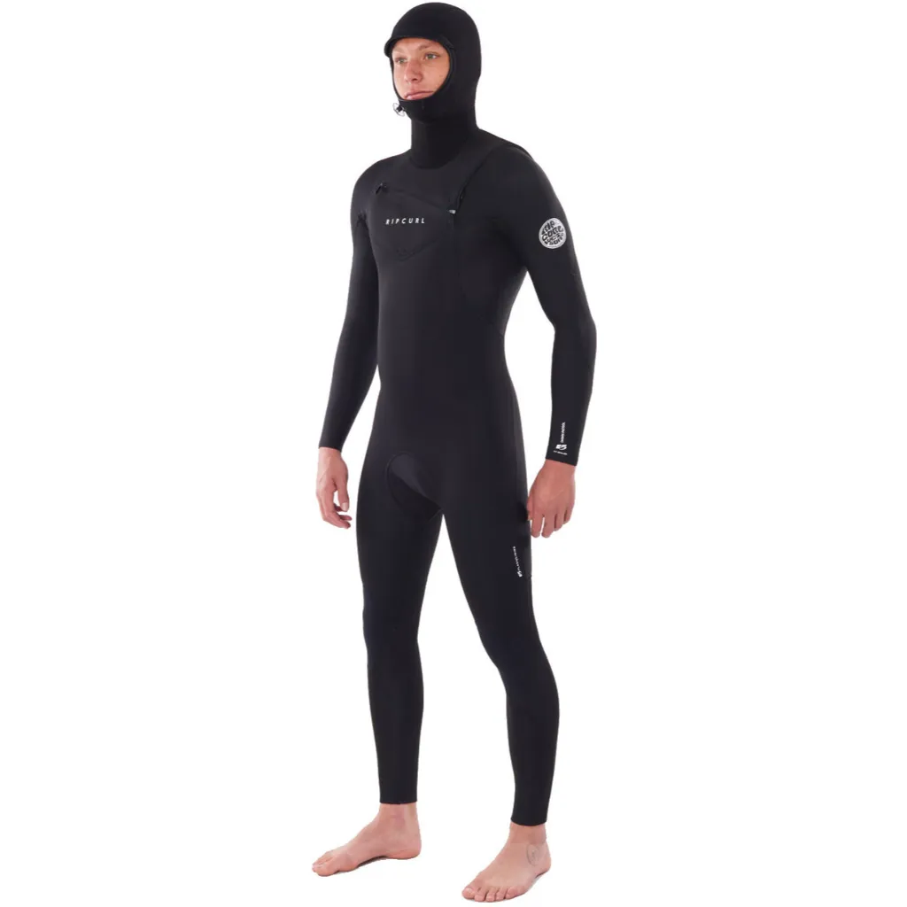 Men's Dawn Patrol Hooded 5/4 Chest Zip Steamer