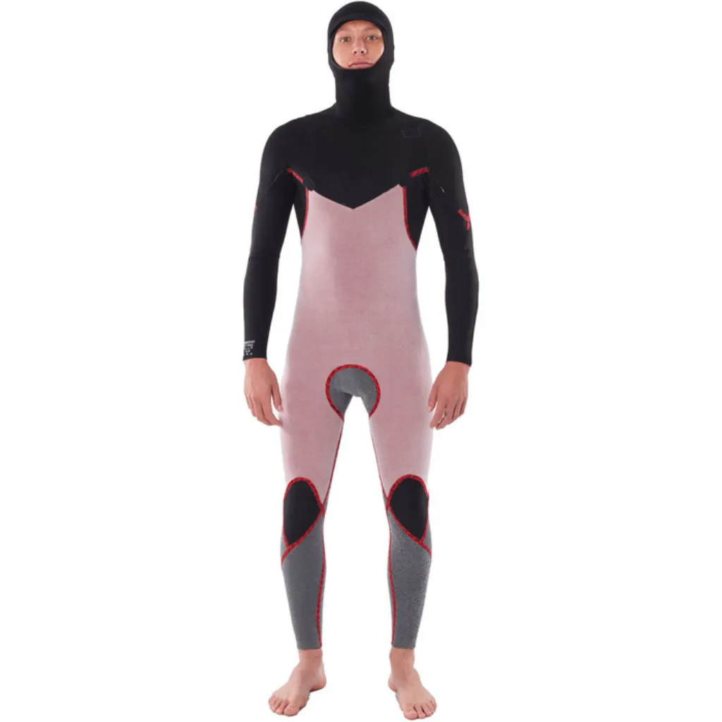 Men's Dawn Patrol Hooded 5/4 Chest Zip Steamer