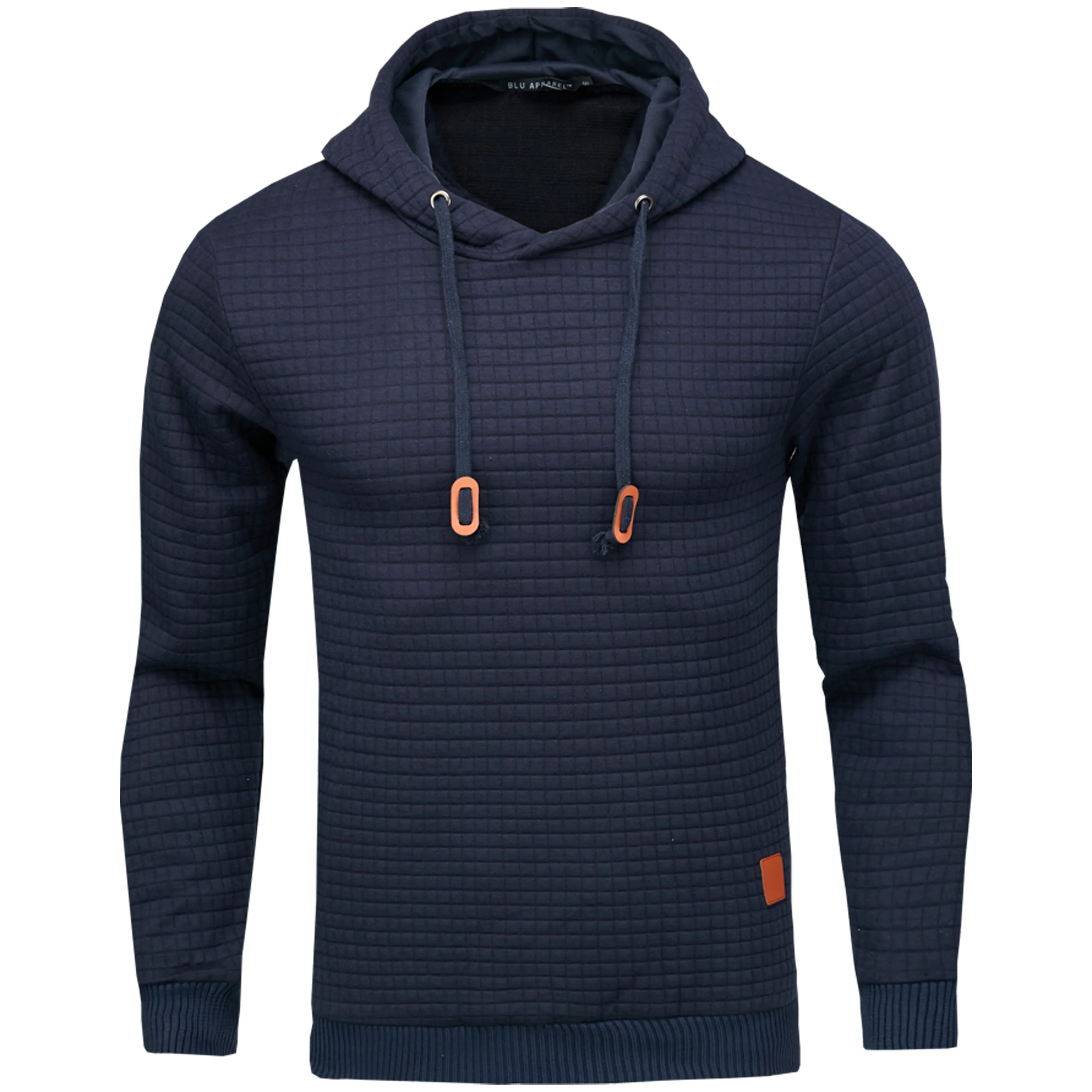 Men's Overhead Textured Hoodie - Charcoal