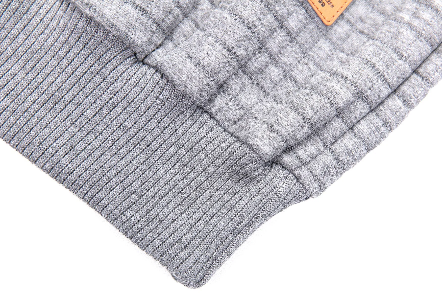 Men's Overhead Textured Hoodie - Charcoal