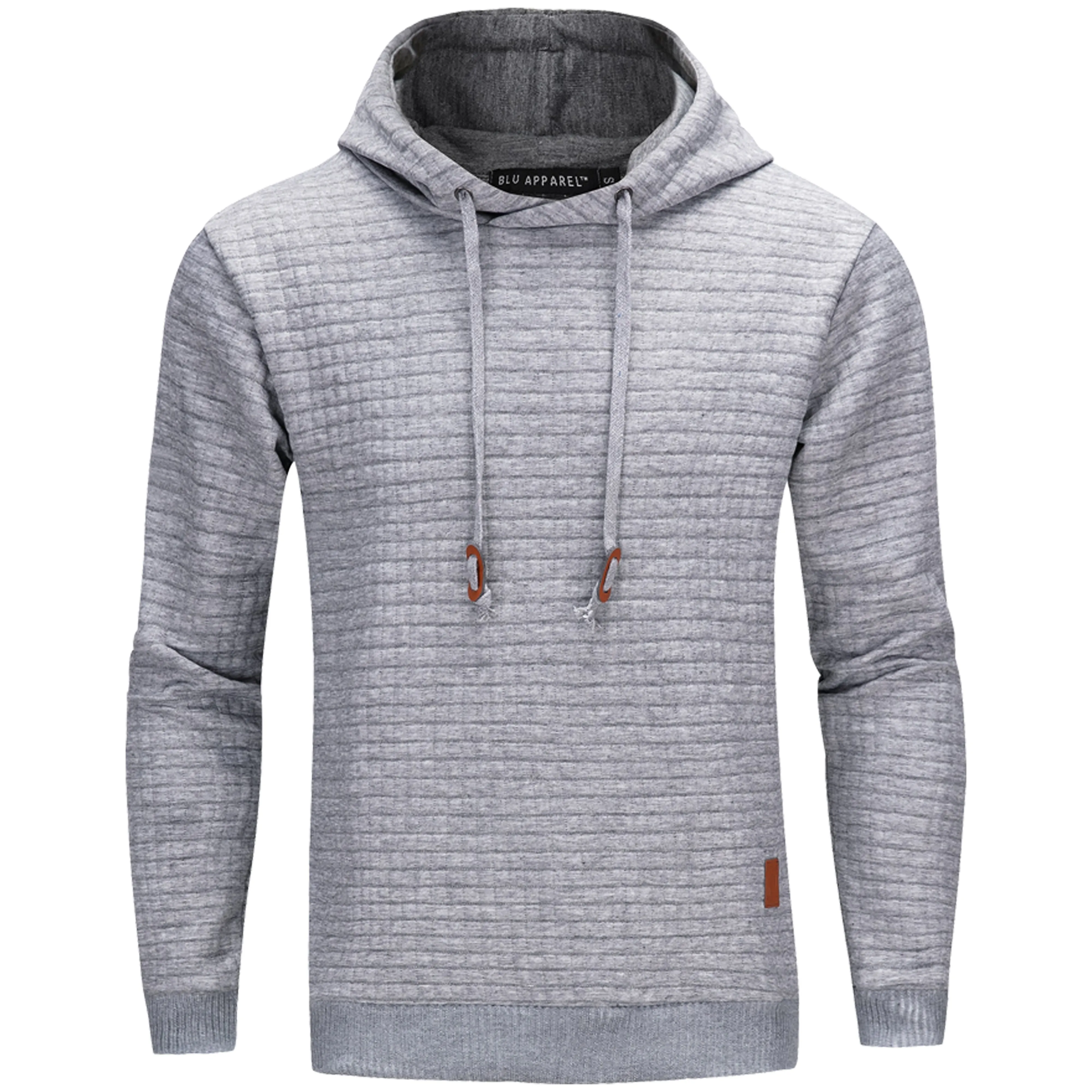 Men's Overhead Textured Hoodie - Charcoal
